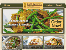 Tablet Screenshot of eastgardenchinese.com